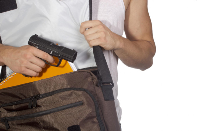 student with gun: LawteryX Criminal Law Blog