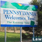 “Welcome to Pennsylvania” interstate sign
